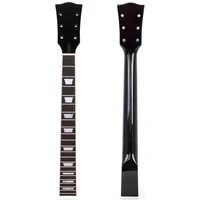 guitar neck 22 fret maple wooden rosewood solid black finish guitar handle for electric guitar guitarra part accessories musical