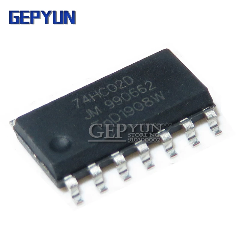 

10 шт. 74HC02D 74HC02 SOP14 SOP SN74HC02DR SN72HC02 SMD Gepyun