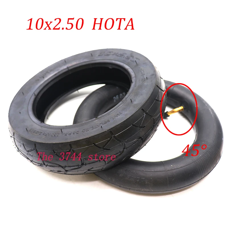 

10-дюймовая шина HOTA 10x2,50 для электрического скутера, балансировочная велосипедная шина 10*2,5, надувная внутренняя и внешняя шины
