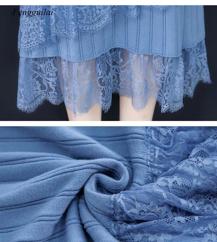 

Knitted Dress Women's New Autumn and Winter Version of The Wild Gas In The Long Section Over The Knee Shirt Shirt Sweater