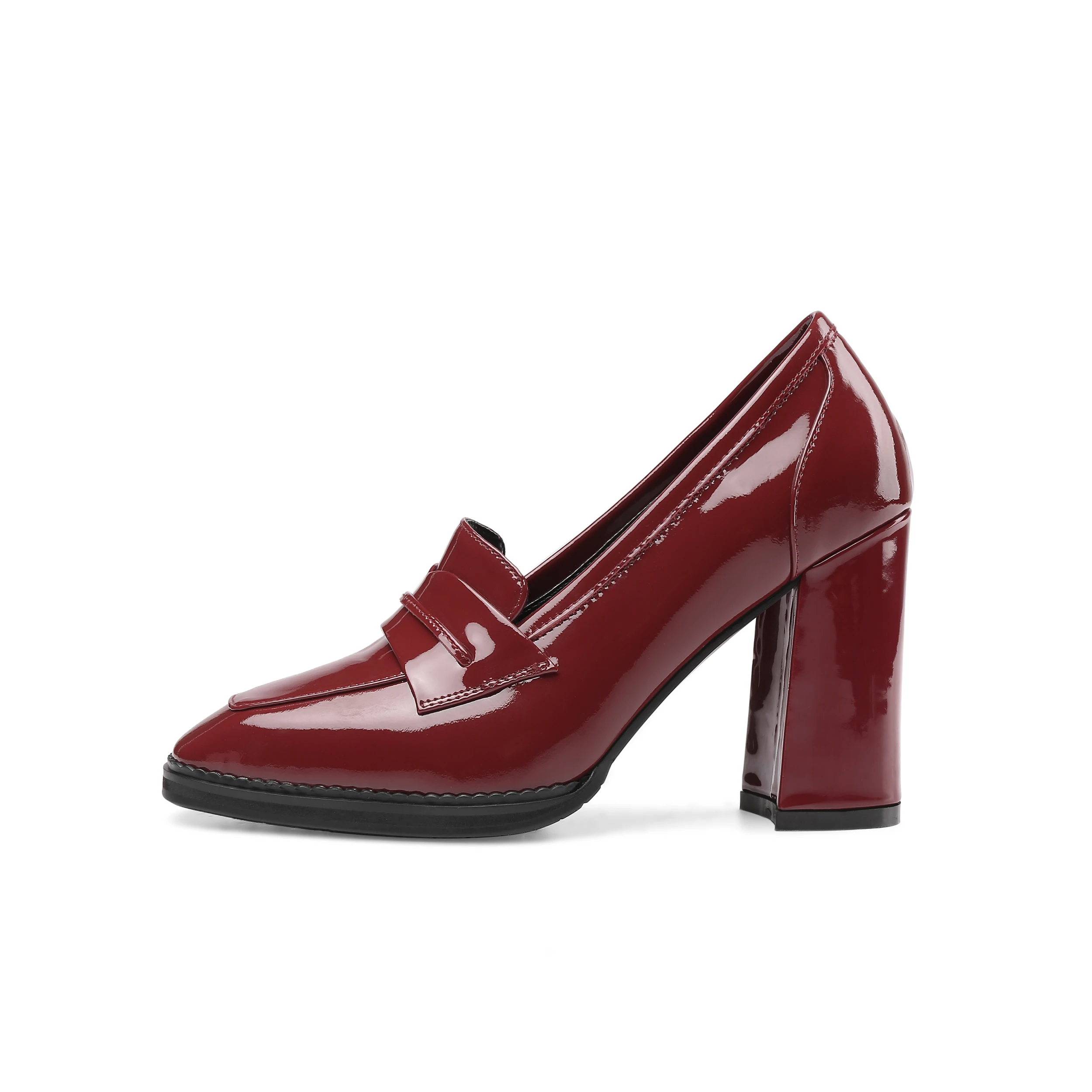 Оригинальные Классические черные туфли лодочки Intention из натуральной кожи