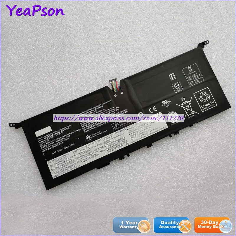 Аккумулятор Yeapson L17M4PE1 L17C4PE1 L17S4PE1 для ноутбука Lenovo Yoga S730 IdeaPad 15 36 S 730 в 42 Втч |