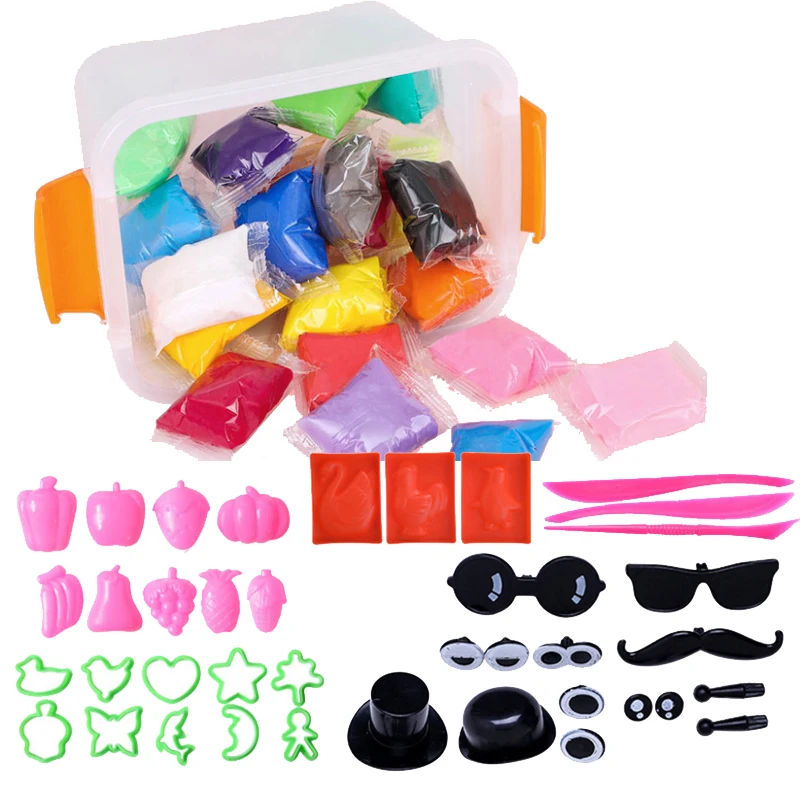 24 цвета без запеченной полимерной глины лепка из слизи пушистые игрушки пушистая