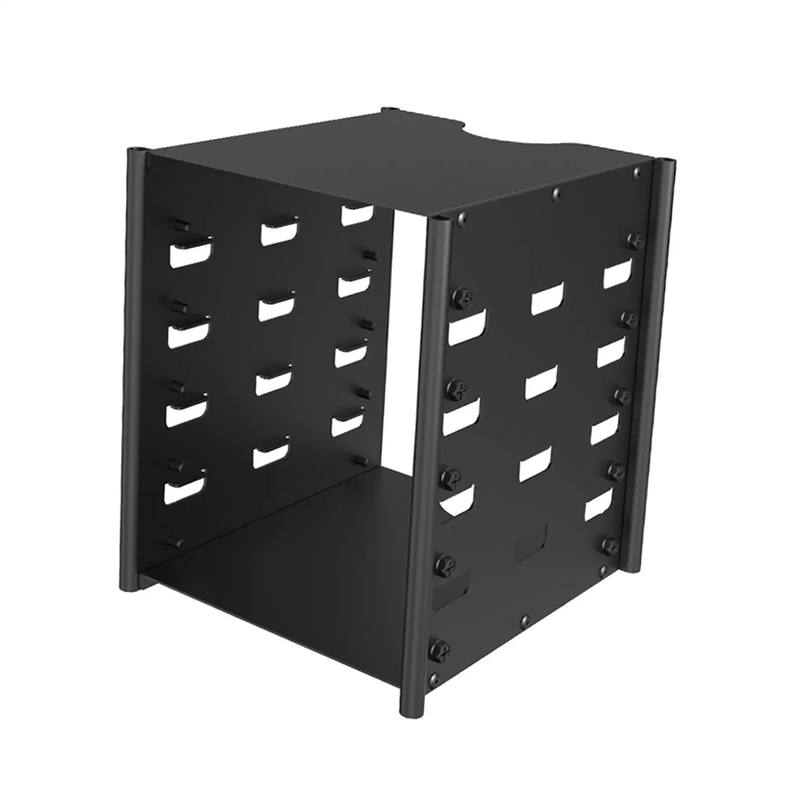 

Hard Drive Storage Stand 3.5" 5-Layer Extension Sturdy Universal External HDD Hollow Design Iron Plate Tray for Database Desktop