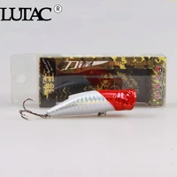 lutac fishing lures popper top water floating 3d eyes artificial lure hard baits treble hook good quality whosale available