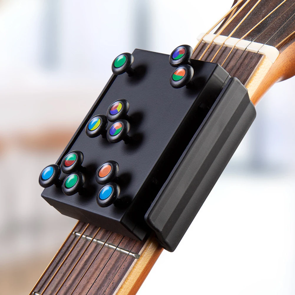 

Guitar Chord Trainer Practice Tool Chords Folk Guitar Finger Teaching Aid Learning Training for Beginners Tools Accessories part