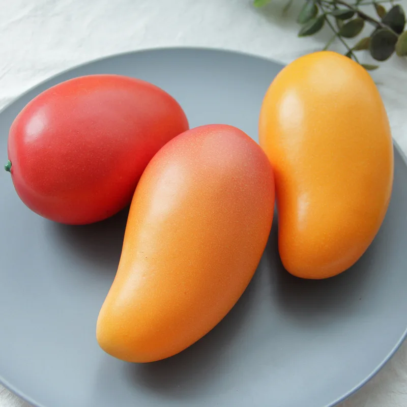 Большой зеленый манго искусственные фрукты модель магазин фруктов реквизит