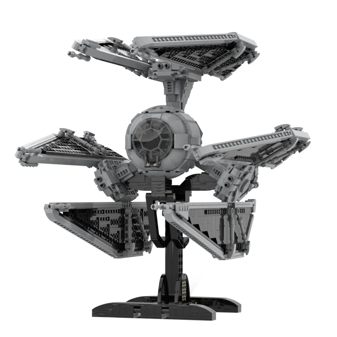 Набор строительных блоков галстук/D с держателем 1750 шт. MOC-79047 | Игрушки и хобби