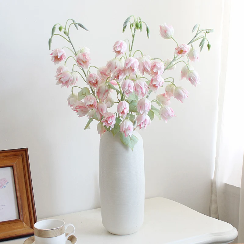 

Simulation Flowers Beautiful Reusable Campanula Flower for Garden Home Wedding Floral Decoration MDJ998