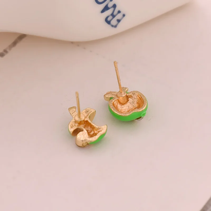 (Красный/зеленый) прекрасные милые серьги гвоздики для женщин ювелирные изделия