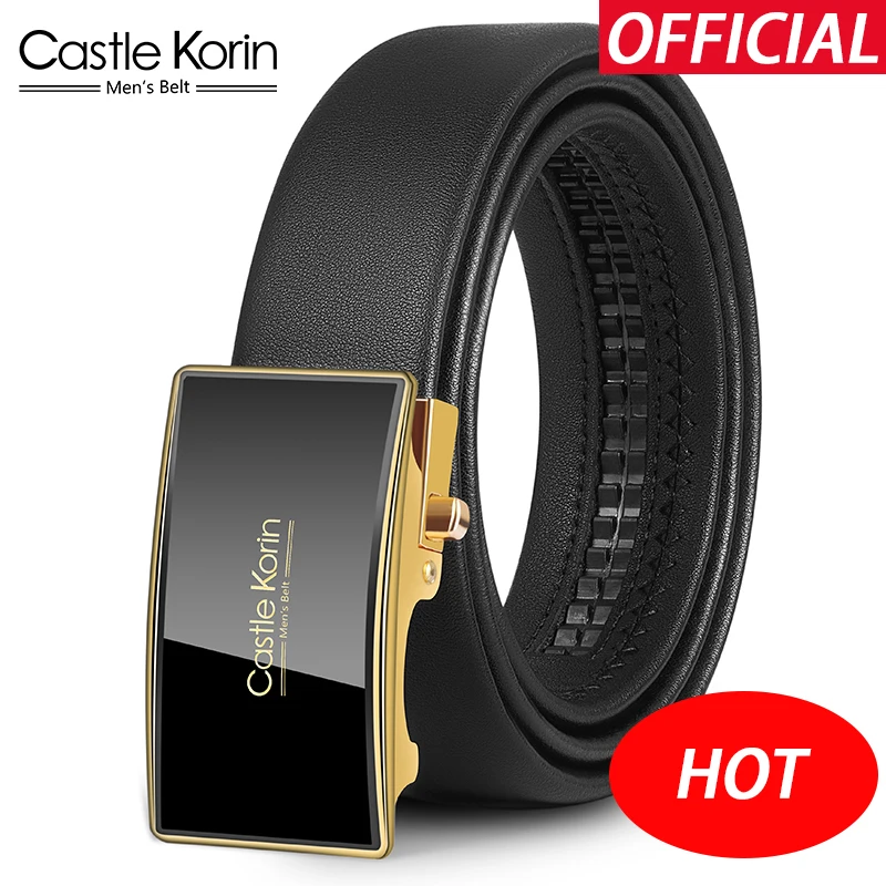 Men belt genuine leather luxury high quality men leather belt automatic fashion designed Gifts for men  belt for men