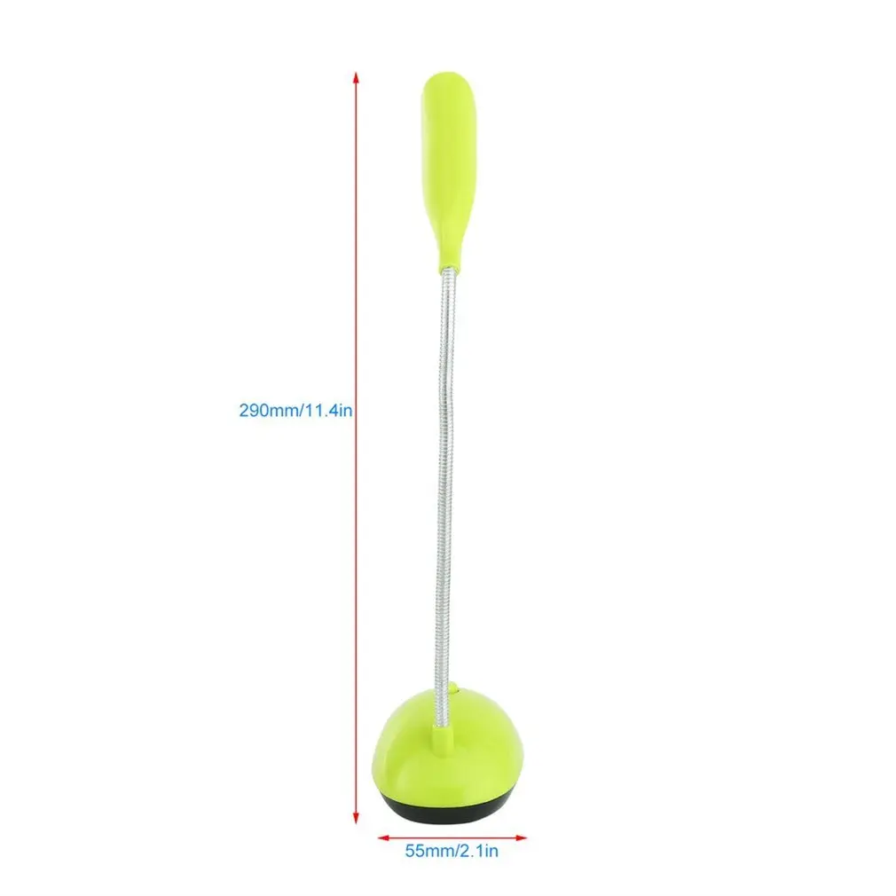 

Fashion Ultra-bright Wind LED Desk Light Economic AAA Battery Operated Book Reading Lamp with Flexible Tube PY-X7188