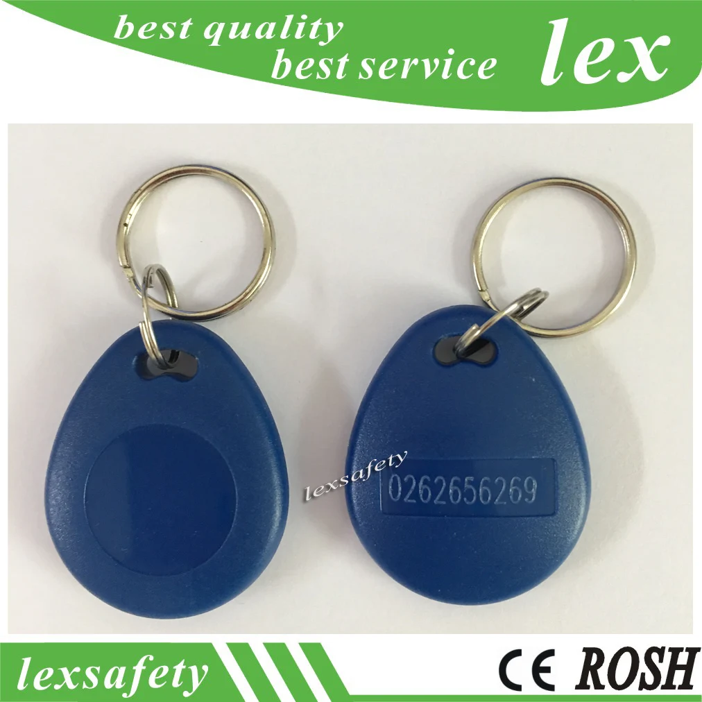 Дешевые водонепроницаемые электронные Rfid брелоки EM4100 TK4100 100 шт./лот 125 кГц для