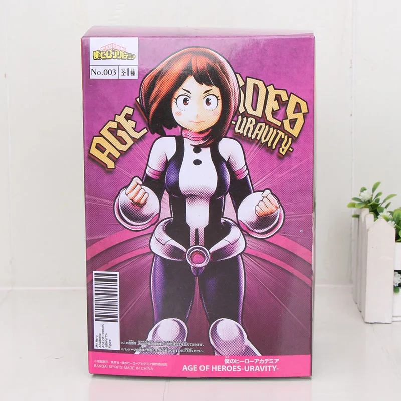 5086 OCHACO box 16 см аниме My Hero Academy фигурка шото Тодороки фигурка ПВХ коллекционные модельные украшения куклы игрушки для детей - Цвет: 5086 OCHACO box