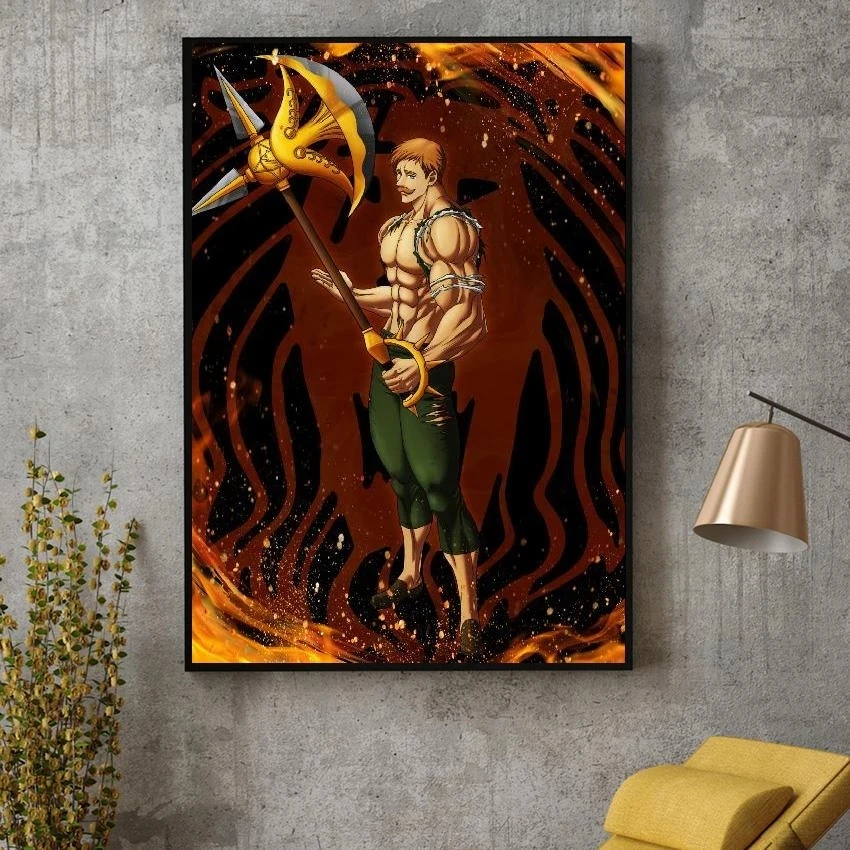 

Hd Prints Painting Seven Deadly Sins Canvas Poster Japan Anime Role Home Decor Wall Art Pictures Modular Modern For Living Room