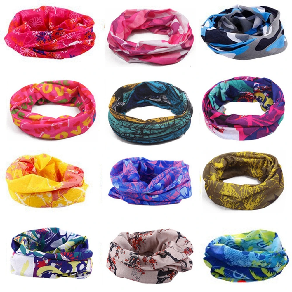 

Outdoor Sport Camping Hiking Scarf Printing Bandana Windproof Sunscreen Neck Tube Gaiter Headband
