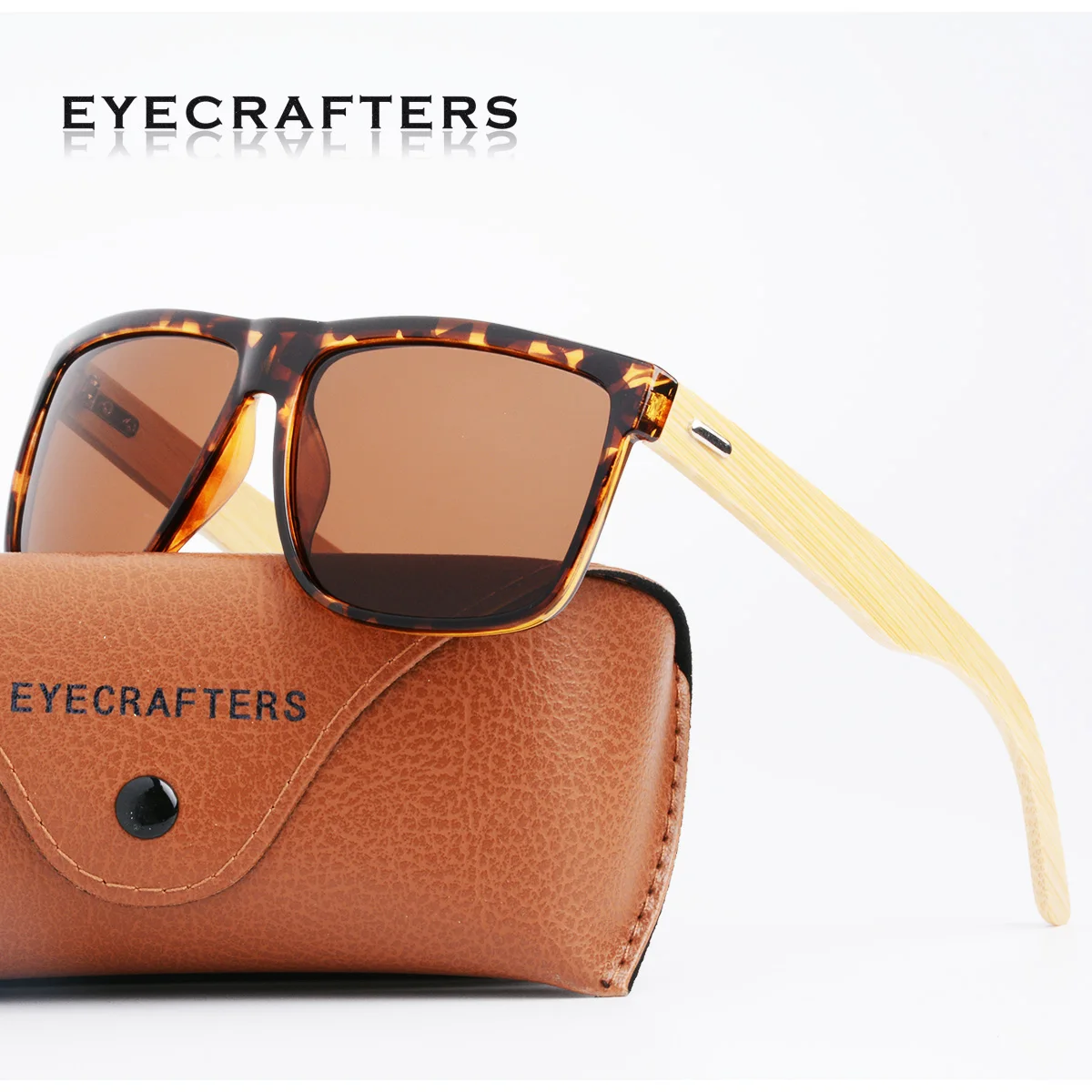 Солнцезащитные очки с бамбуковым покрытием для мужчин и женщин Поляризационные