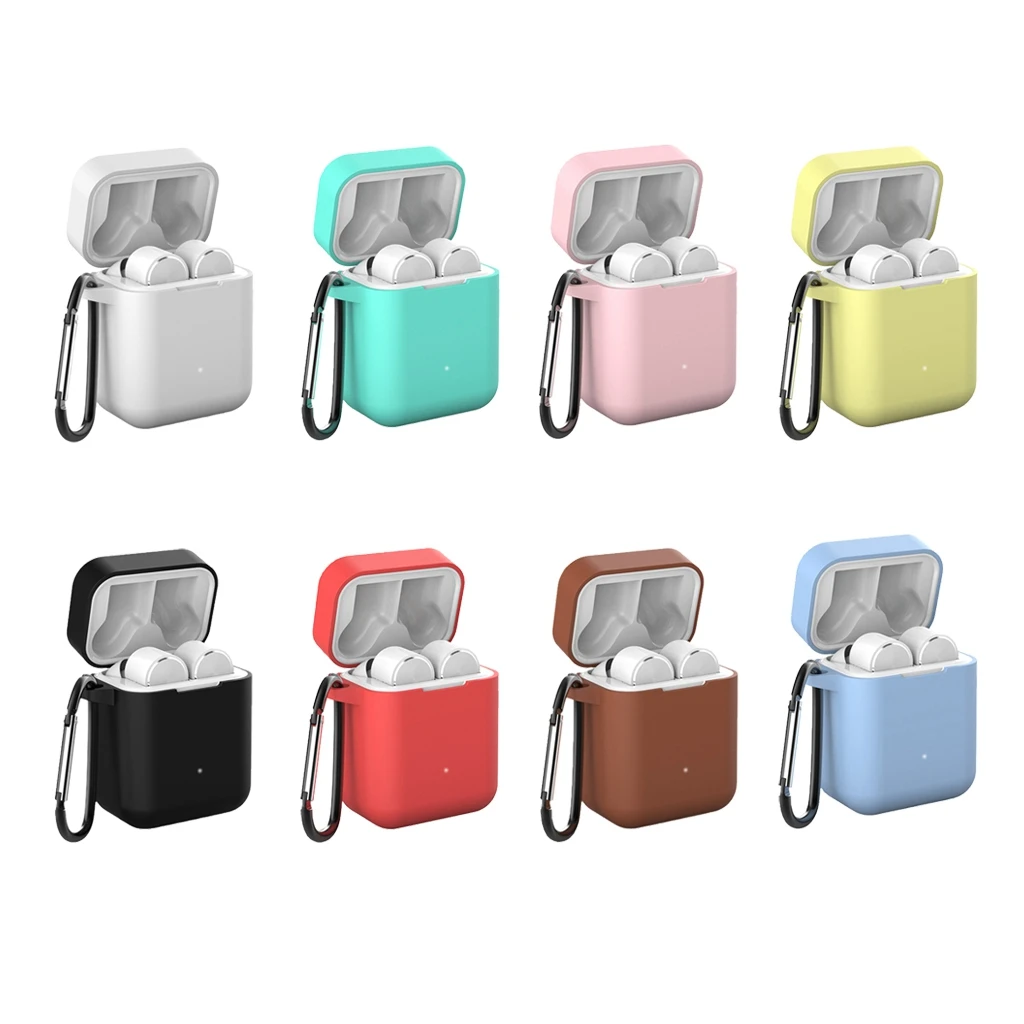 2020 силиконовый защитный чехол для Xiaomi AirDots Mi Air Charging Box Bluetooth беспроводная