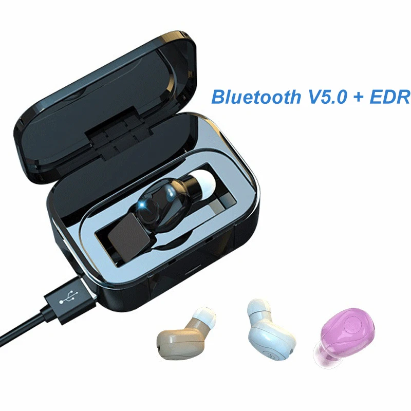 

Беспроводные спортивные наушники Bluetooth V5.0 + EDR, портативные беспроводные наушники Bluetooth 5,0, стереозвуковая гарнитура с микрофоном
