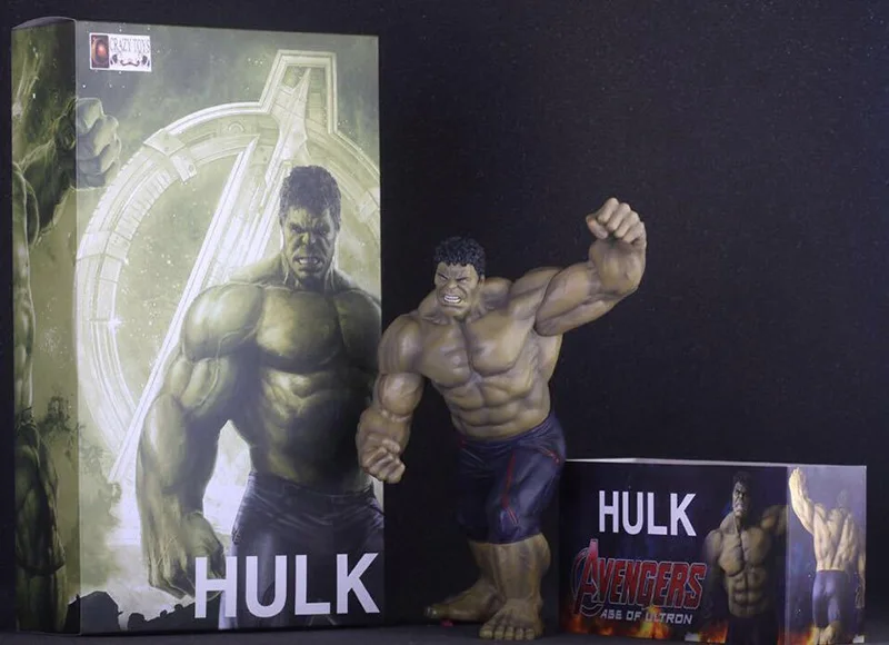 

Marvel The Avengers Action Figure Boutique Gift Hulk Movable Model Toys 28cm
