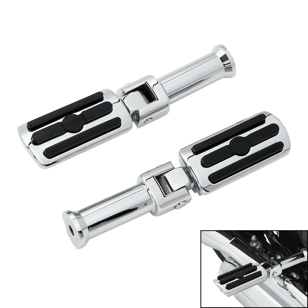 Motorcycle Rear Passenger Foot Pegs Pedal Footrests Mounting Brackets For Harley Softail Fat Boy Low Rider 2018-2020 2019