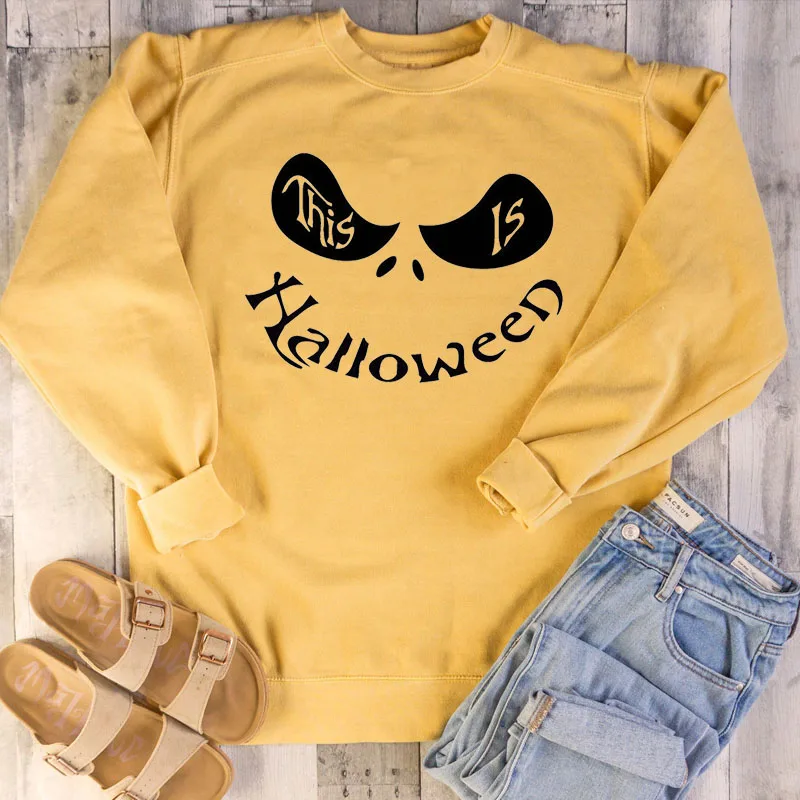 Это Хэллоуин толстовка с привидением эстетическое комплект уличной одежды