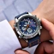 2022 New Dual Display Men Watches Luxury Sport Waterproof Quartz Electronic Watch For Men Fashion Leather Luminous Chronograph Other Image