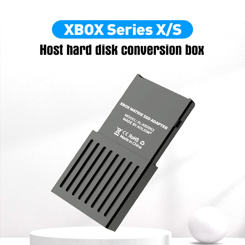 1 шт. Конвертер внешнего жесткого диска для Xbox Series X/S, преобразователь M.2 расширительной карты с пропускной способностью 32Гб/с, одновременно двойного назначения.