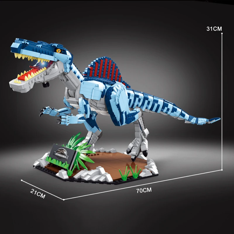 

Dinosaur World Park Bricks Toys The Indominus Rex Spinosaurus Triceratops Ceratosaurus Model Construction Blocks Boys Toys