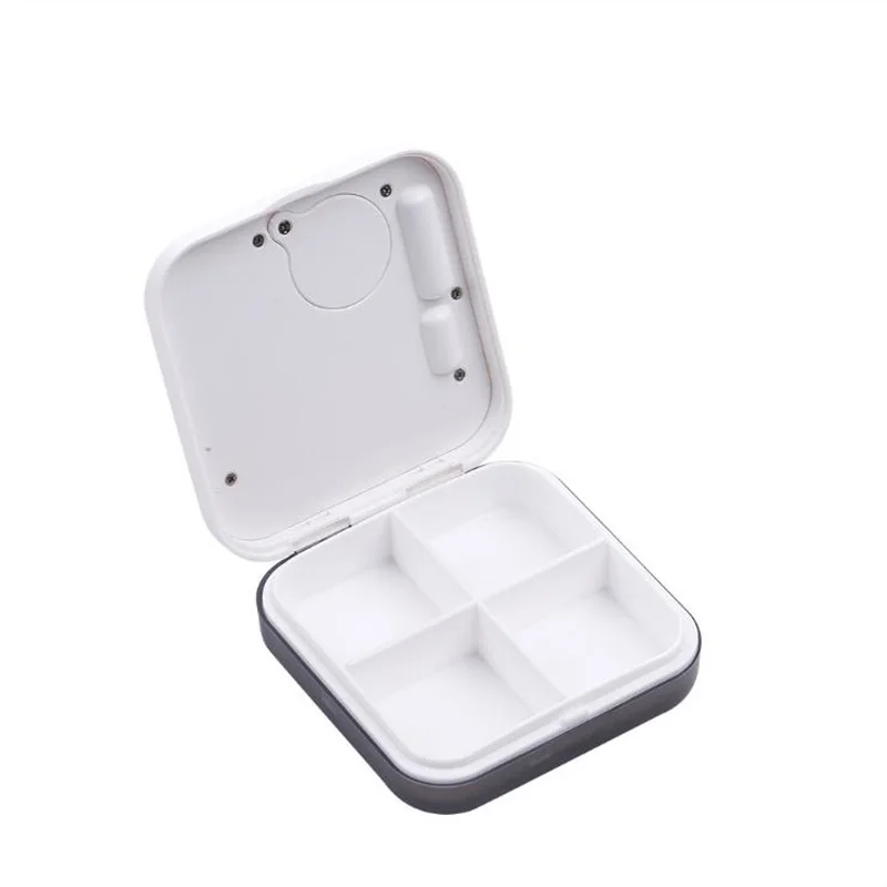 6 ячеек Интеллектуальный пластиковый ящик для хранения электронный таймер