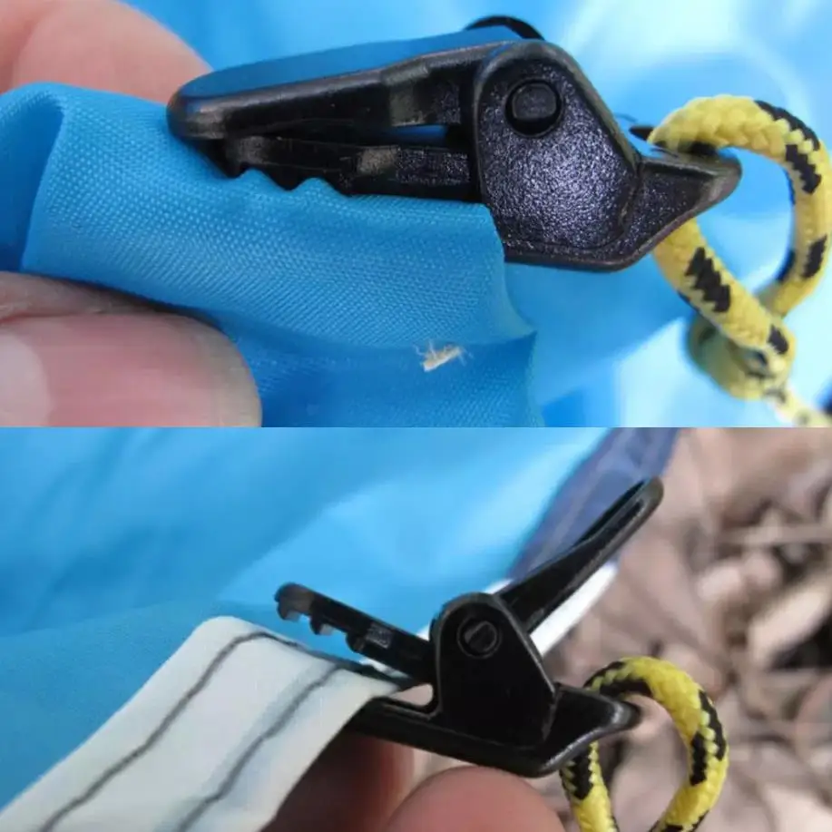 Зажим для палатки 10 шт. зажим брезента якорь уличный караван захват ловушка