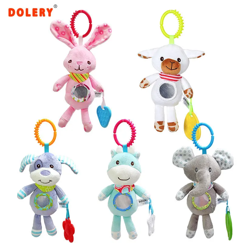 Cartoon 0-36months Baby Toys Bed Stroller baby mobile Hanging Rattles Newborn Plush Toy infant toys for | Игрушки и хобби