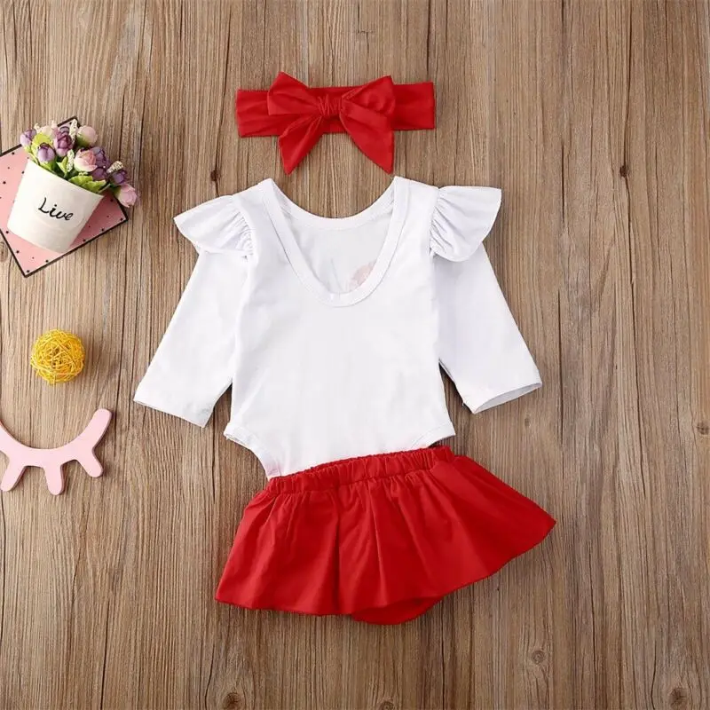 2020 Милая Одежда для новорожденных девочек с рисунком губ 3 предмета комбинезон