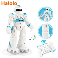 halolo new rc robot remote control robot toy dancing gesture action figures toys for children boys