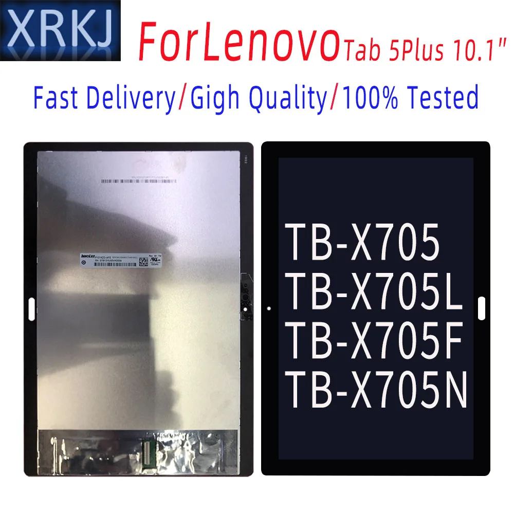 

New Original 10.1" LCD For Lenovo Tab P10 Tab5 10 Plus TB-X705 X705L X705F X705N LCD Display Touch Screen Digitizer Assembly