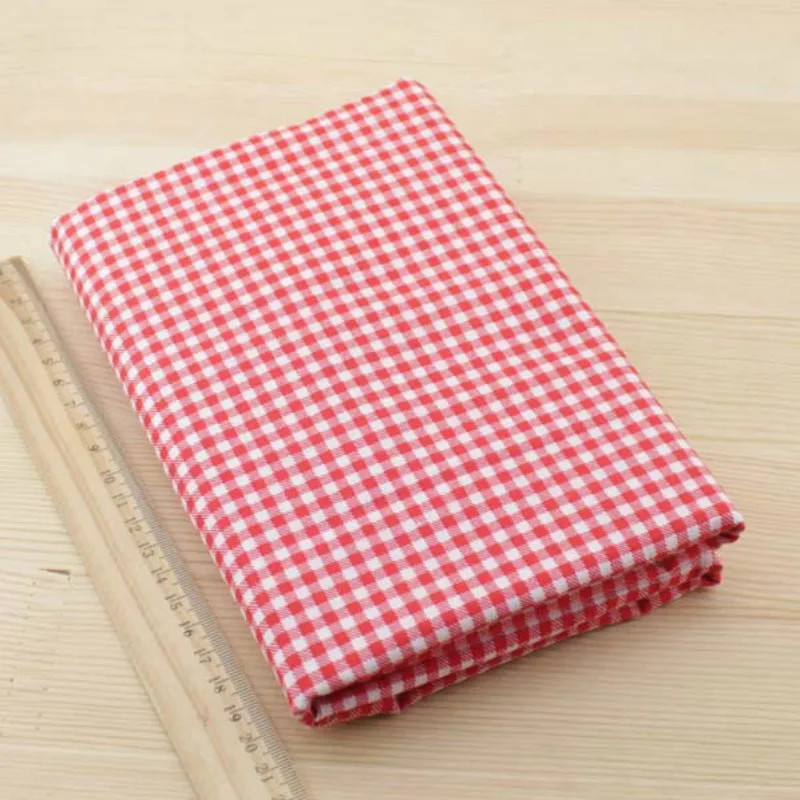 Booksew100% Cotton Fabric 50cmx50cm 7pcs Red Doll Cloth Tilda for Sewing Patchwork Quilting Tissue textiles cheap tecido|cotton fabric|cloth