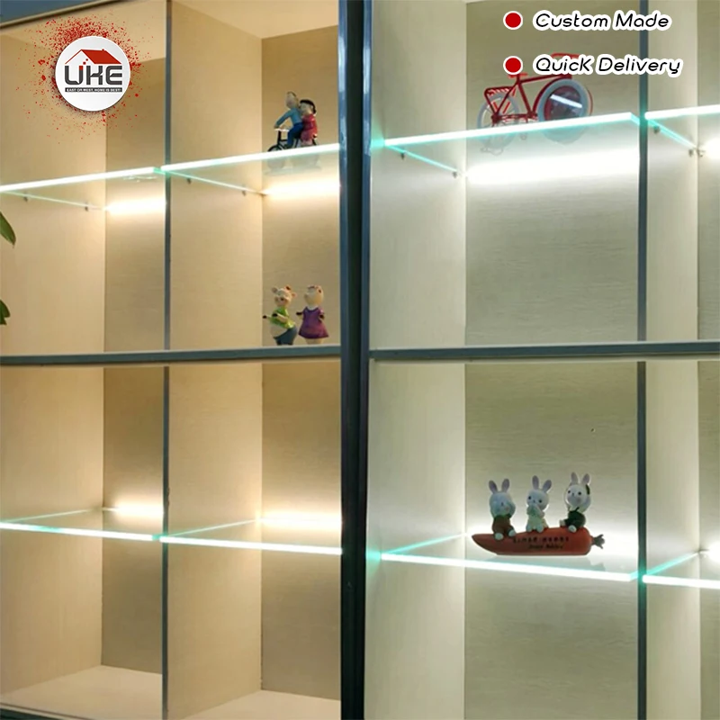 Подсветка Стеклянных Полок фото 13