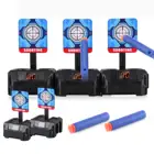 Электронная цифровая музыкальная детская мишень для стрельбы с автосбросом, для стрельбы из пуль nerf, для спортивного пистолета на открытом воздухе, для детей