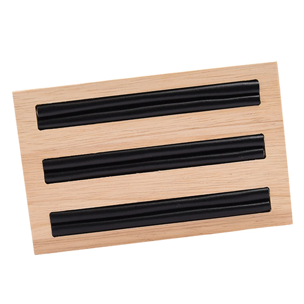 

Wooden Earring Bangle Display Stand Ring Holder Rack Showcase Organizer Tray