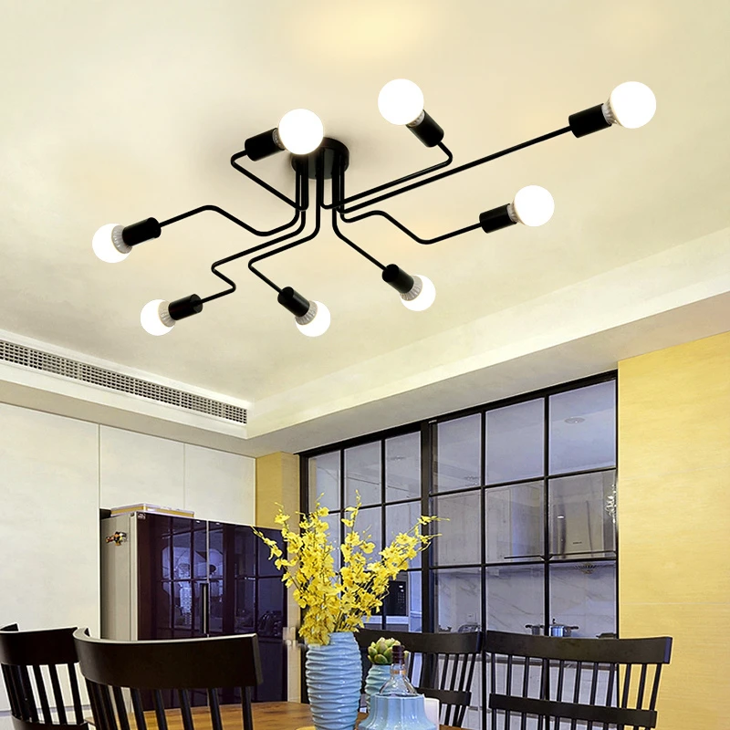 nordic modern led glass ceiling light living room bedroom | Ceiling Lights