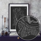 Цепь Интерлагос, Бразильская Гран-при. Плакат гоночной трассы Формула 1