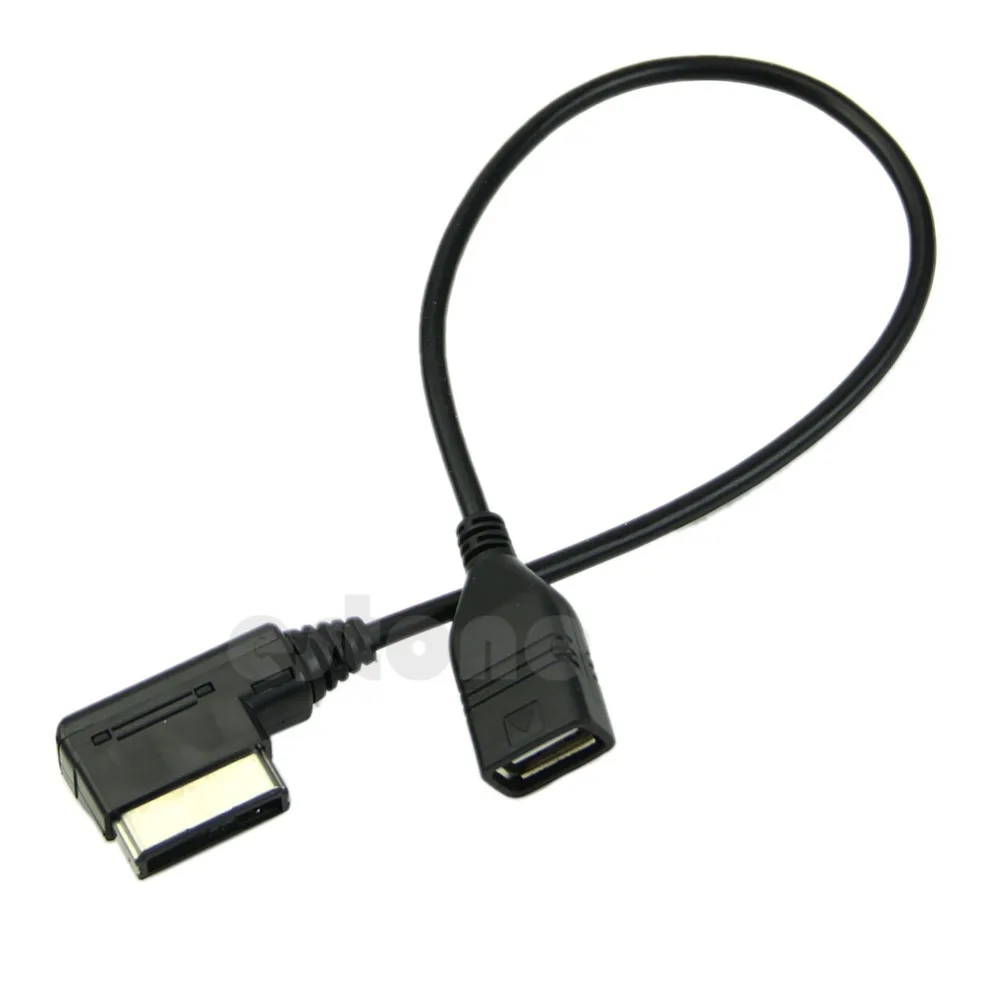 Горячая 1 шт. автомобильный музыкальный интерфейс AMI MMI AUX к USB адаптеру кабель флэш