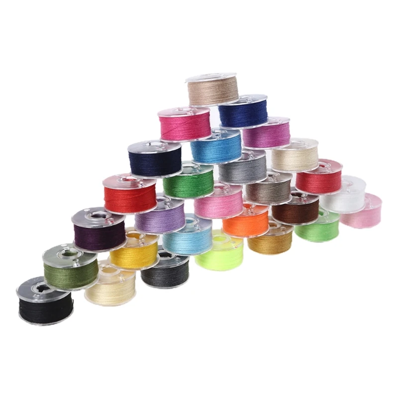

28pcs/Pack Sewing Bobbin Thread Sewing Tool Accessory Colorful Thread Clips