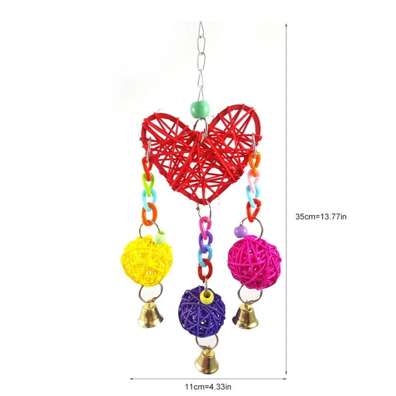 

Dorakitten, игрушка для птиц, красочная модель, игрушка для жевания, игрушка для птиц, качели для птиц, красочная модель из ротанга, клетка для поп...