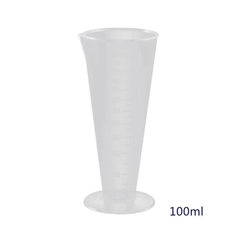 1PC 100ml Laboratory Bottle Lab Kitchen Plastic Measuring Cup M5TB | Канцтовары для офиса и дома