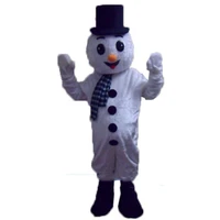 snowman mascot costume cotton fursuit cosplay fancy dress adult performance costume for christmas carnival party