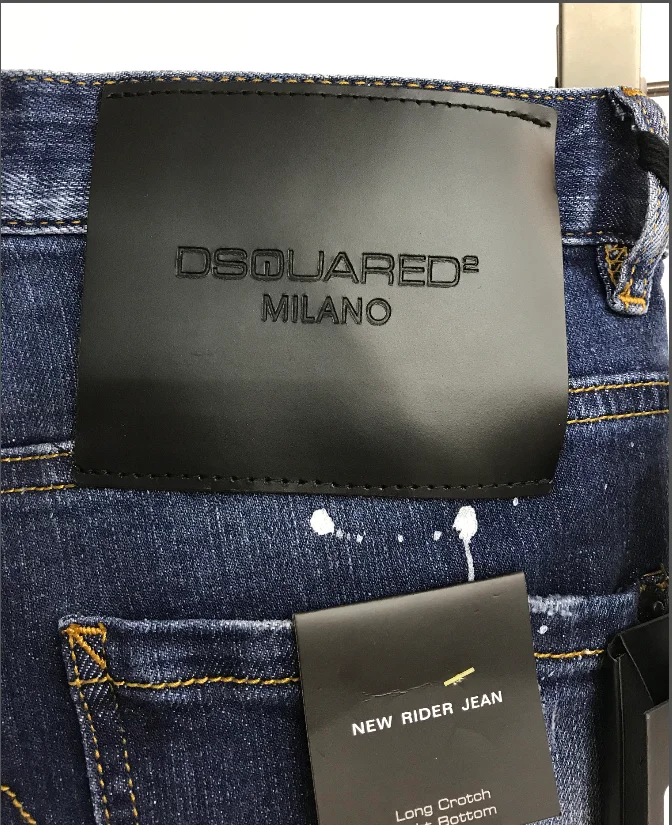 Authentic Dsquared2-Classic painting process, designer men's and women's clothing, slim fit 9816