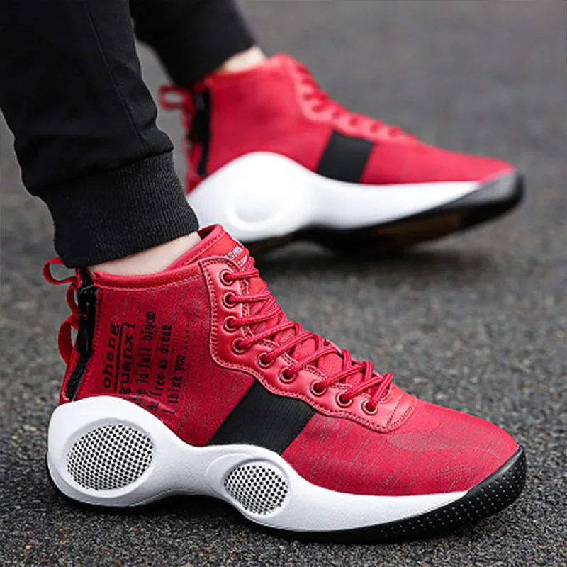 Для мужчин баскетбольные кроссовки на открытом воздухе Атлетическая спортивная