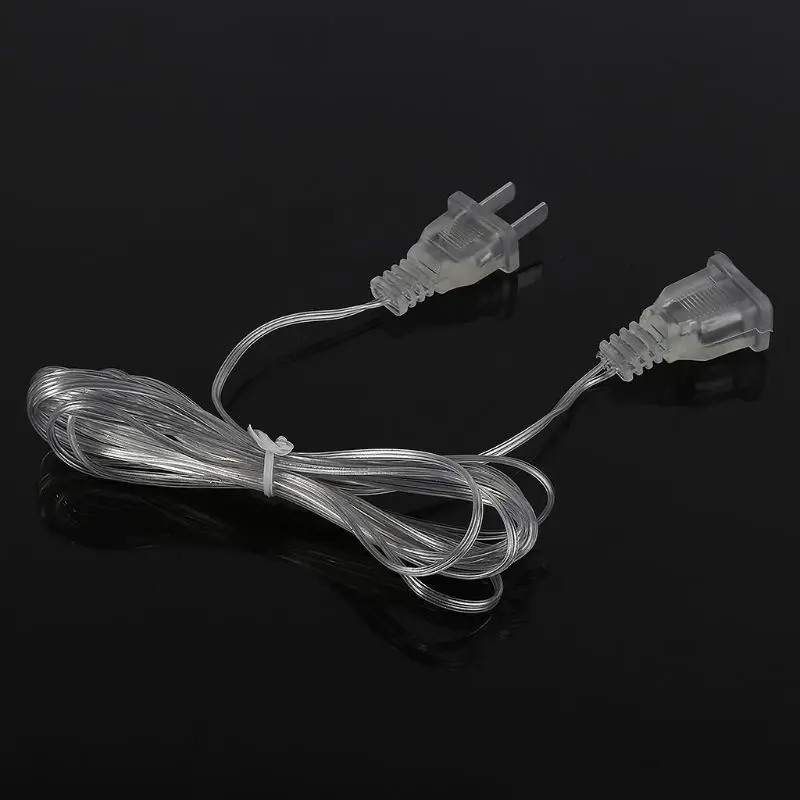 

2021 New Power Extension Cable Plug Extender Wire For LED String Light Christmas Lights