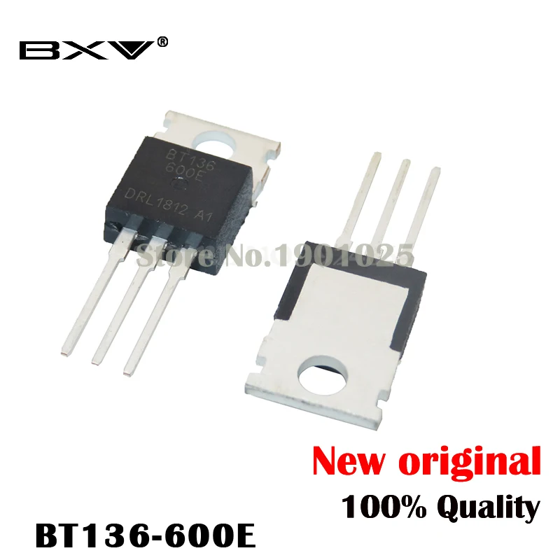 10 шт в упаковке новая BT136-600 BT136-600E-220 Triac 600V 4A BT136 IC | Электронные компоненты и